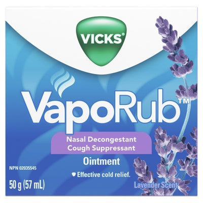 Vicks VapoRub Nasal Decongestant, Lavender - 50g