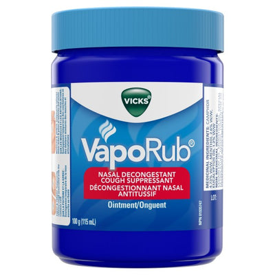 Vicks VapoRub Nasal Decongestant, 115 ml