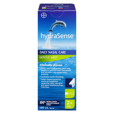 hydraSense Daily Nasal Care Gentle Mist, 100 ml