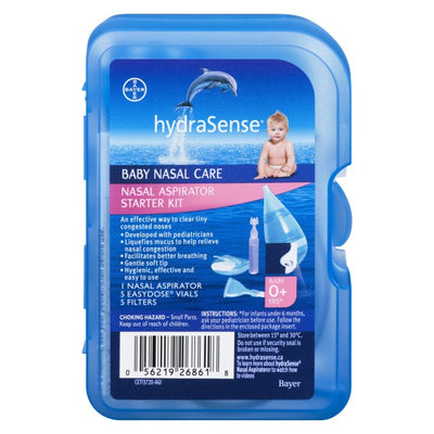 hydraSense Nasal Aspirator Starter Kit for Baby