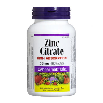 Webber Naturals Zinc Citrate - High Absorption