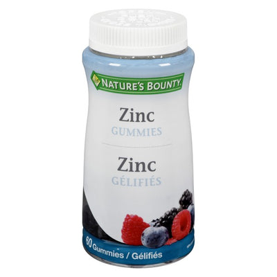 Nature's Bounty Zinc, Mixed Berry - 60 Gummies