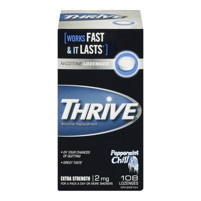 Thrive Nicotine Lozenges, Peppermint - 108 Lozenges - 2mg