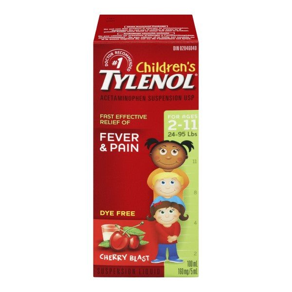 Tylenol Children's Liquid, Cherry - 100 ml