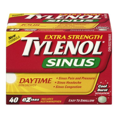 Tylenol Sinus Daytime, Extra Strength - 40 eZtabs
