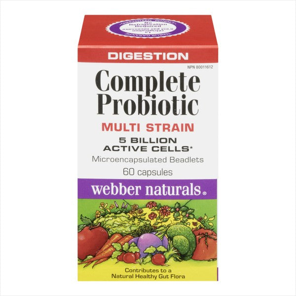 Webber Naturals Complete Probiotic, 60 Capsules