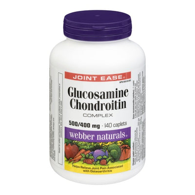 Webber Naturals Glucosamine Chondroitin Sulfate, 140 Capsules