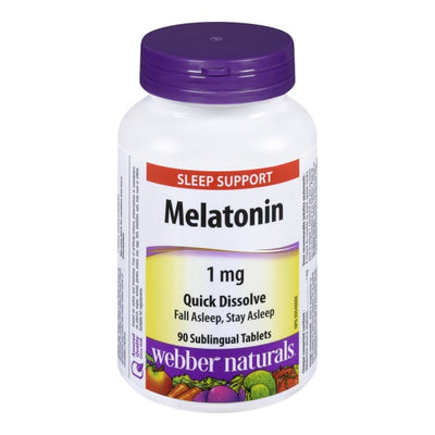 Webber Naturals Melatonin Sleep Support Sublingual Tablets