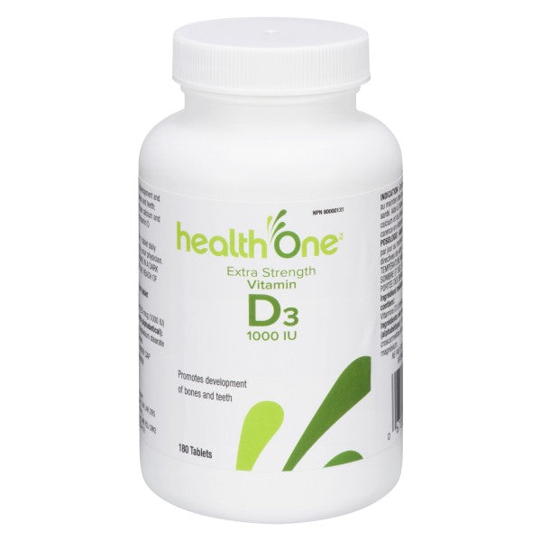 health One Vitamin D 1000IU Tablets