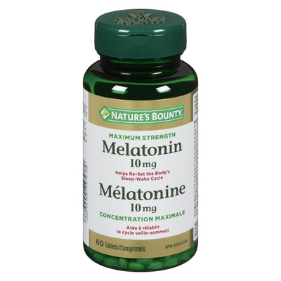 Nature's Bounty Melatonin, Maximum Strength 10mg - 60 Tablets