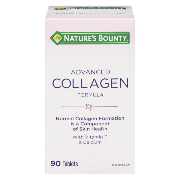 Nature's Bounty Advanced Collagen with Vitamin C & Calcium, 90 Tablets