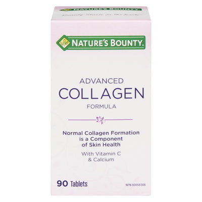 Nature's Bounty Advanced Collagen with Vitamin C & Calcium, 90 Tablets