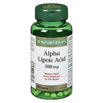 Nature's Bounty Alpha Lipoic Acid, 100mg - 90 Capsules