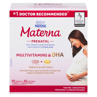 Materna + DHA Prenatal Supplement Combo Pack