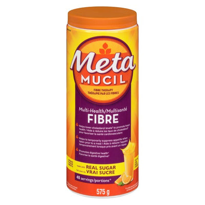 Metamucil MultiHealth Fibre Powder, Orange - 48 Doses