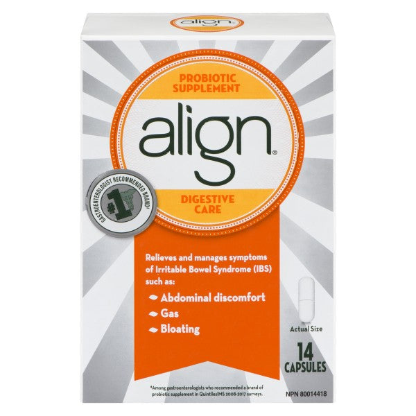 Align Daily Probiotic Supplement for Digestive Care, 14 Capsules