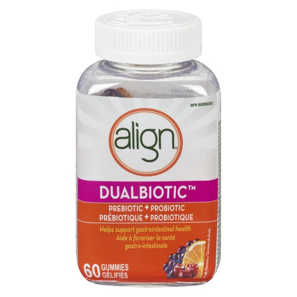 Align DualBiotic - Pre & Probiotic Gummies, 60 Gummies