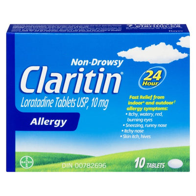 Claritin Allergy 24-Hour, 10 Tablets