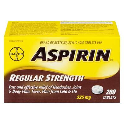 Aspirin Regular Strength, 200 Tablets
