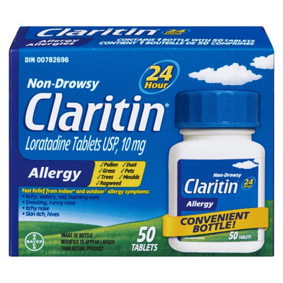 Claritin Allergy 24-Hour, 50 Tablets