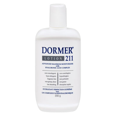 Dormer 211 Advanced Maximum Moisturizing Lotion with Hyaluronic Acid