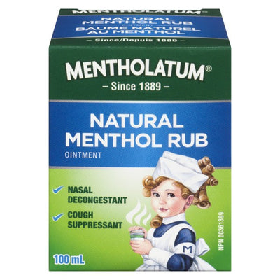 Mentholatum Natural Menthol Rub, 100 ml