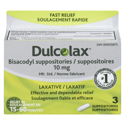Dulcolax Bisacodyl Suppositories
