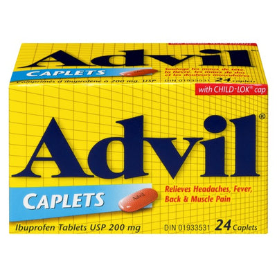 Advil Ibuprofen, 24 Caplets