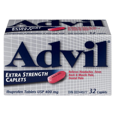 Advil Extra Strength Headache, Fever, Muscle and Join Pain Relief, 32 Caplets