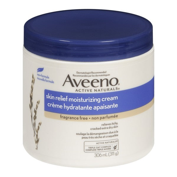 Aveeno Skin Relief Moisturizing Cream with Shea Butter, 306 ml