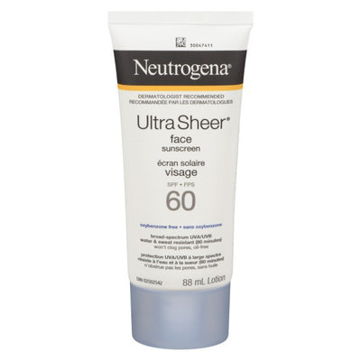 Neutrogena Ultra Sheer Face Sunscreen SPF 60