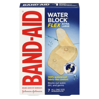 Band-Aid Water Block Flex Adhesive Bandages, 7 Extra Large