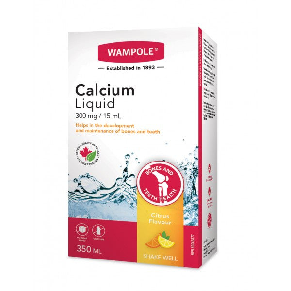 Wampole Calcium Liquid, 350 ml