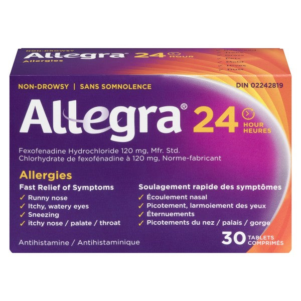 Allegra Allergies 24-Hour Relief, 30 Tablets