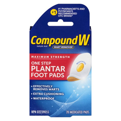 Compound W One Step Pads for Feet