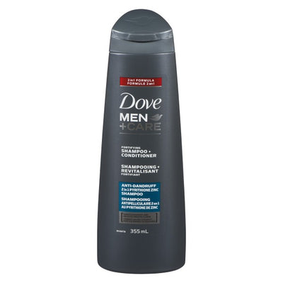 Dove Men+Care Fortifying Shampoo + Conditioner Anti-Dandruff 2-in-1, 355 ml