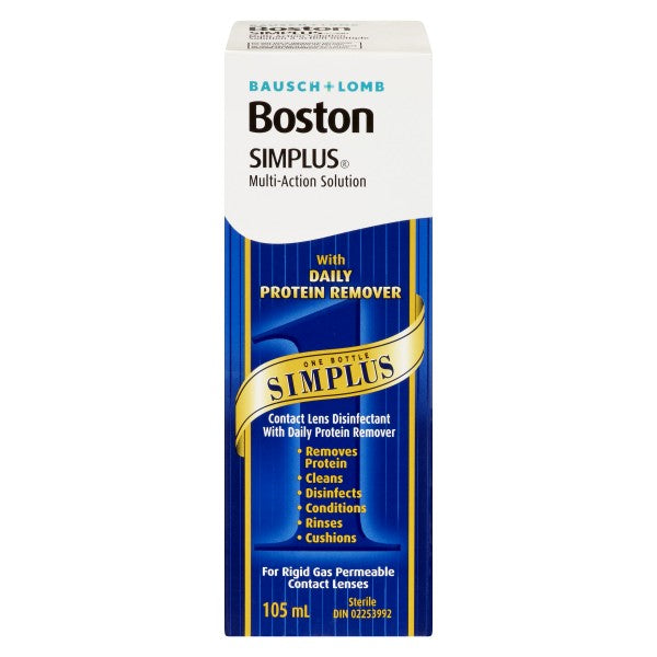 Bausch & Lomb Boston SIMPLUS Multi-Action Solution, 105 ml