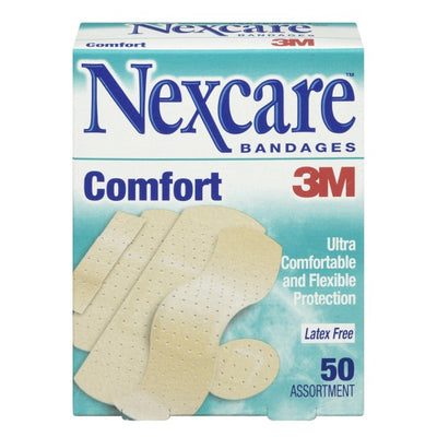 3M Nexcare Ultra Comfort Bandages, 50 Assorted