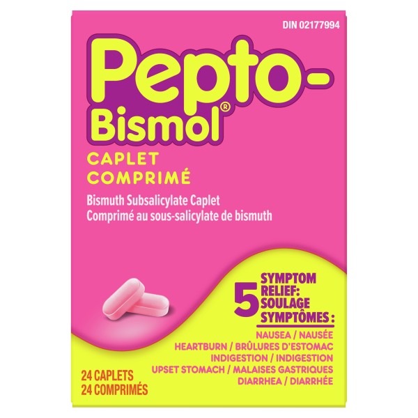Pepto Bismol Original, 24 Caplets