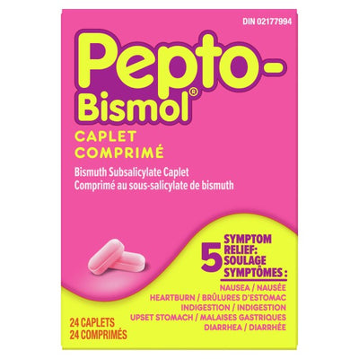 Pepto Bismol Original, 24 Caplets