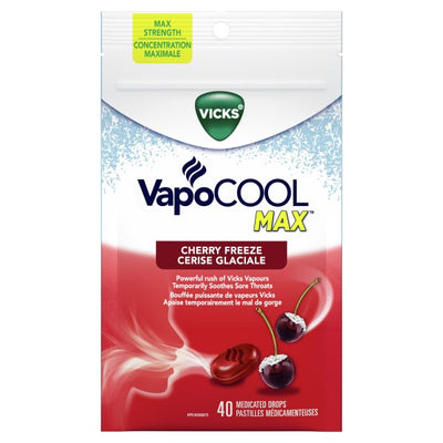Vicks VapoCOOL Max Drops, Cherry - 40 Drops