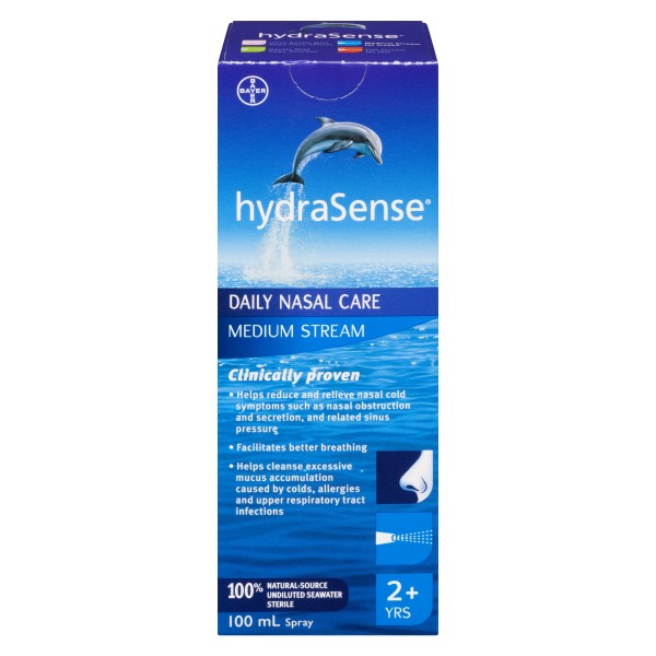 hydraSense Daily Nasal Care Medium Stream, 100 ml
