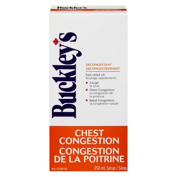 Buckley's Decongestant Syrup Chest Congestion, 250 ml