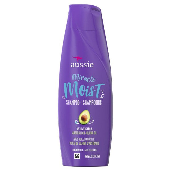Aussie Miracle Moist Shampoo with Avocado and Jojoba Oil