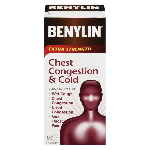Benylin Extra Strength Chest Congestion and Cold, 250 ml