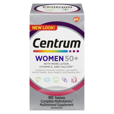 Centrum Complete Multivitamin & Multimineral Supplement Women 50+, 90 tablets