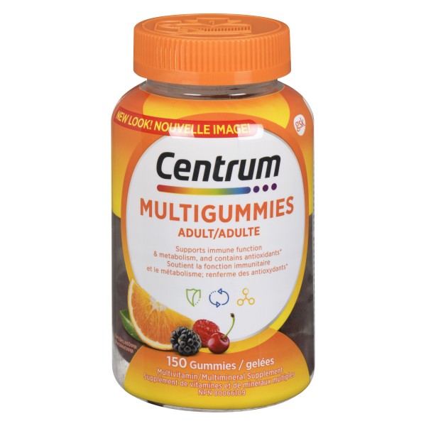 Centrum MultiGummies Multivitamin & Multimineral Supplement for Adults, 150 Gummies