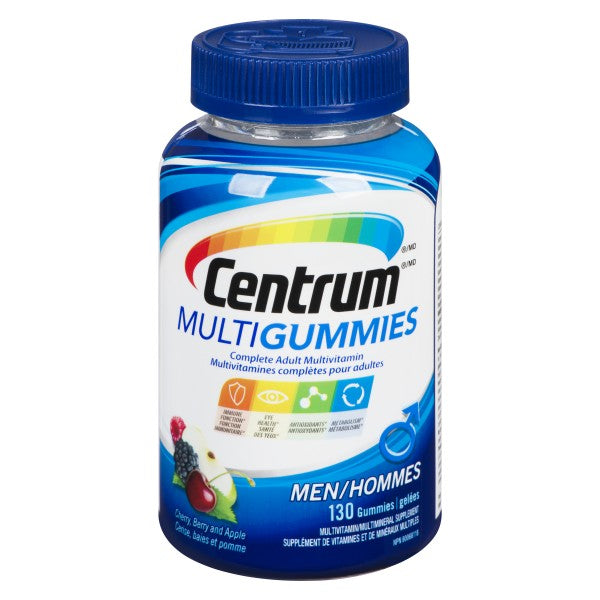 Centrum MultiGummies Multivitamin & Multimineral Supplement for Men, 130 Gummies