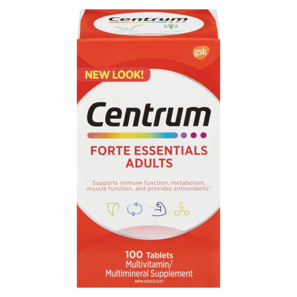 Centrum Multivitamin & Multimineral Supplement Adults Complete, 100 Tablets