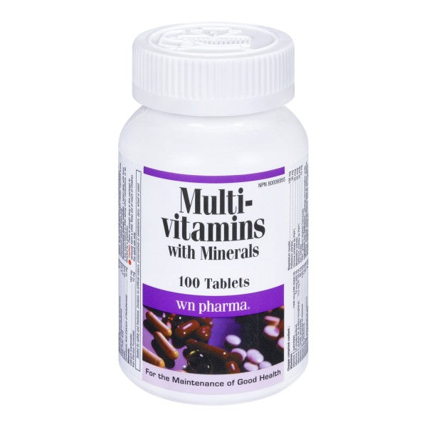 Webber Naturals Multivitamins with Minerals, 100 Tablets